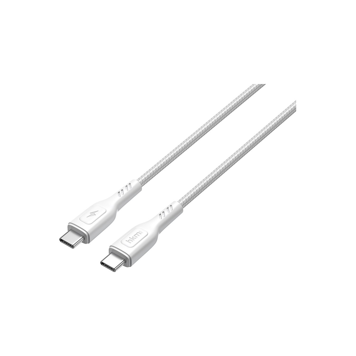 hkm tech KNIT 60W Hızlı Şarj Destekli, Type-C to Type-C Şarj ve Data Aktarım Kablosu