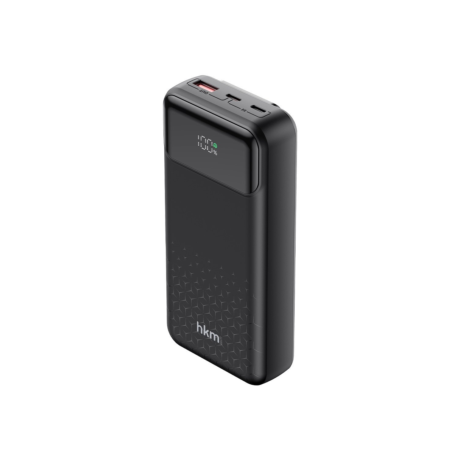 hkm tech POWER NANO 20.000 mAh 20W, PD 20W hızlı şarj destekli, Type-C ve Lightning Kablolu Powerbank