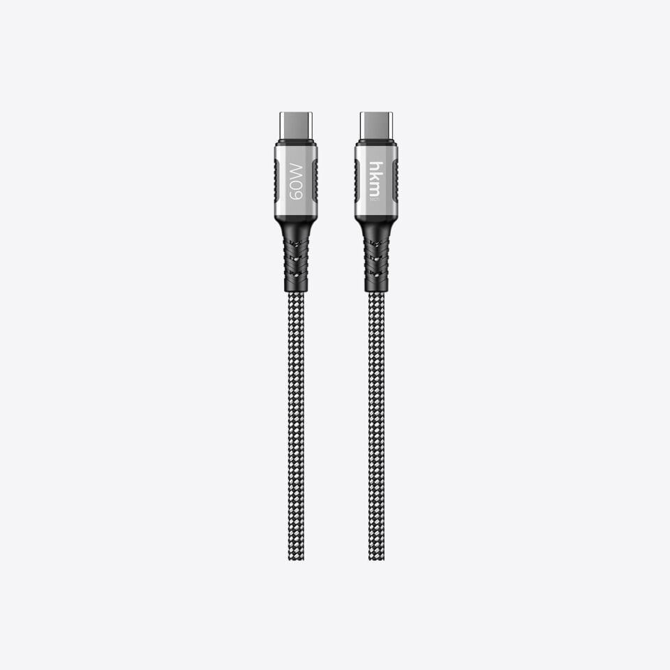 hkm tech DYNAMIC 60W Hızlı Şarj Destekli, Mıknatıslı, Type-C to Type-C Şarj ve Data Aktarım Kablosu