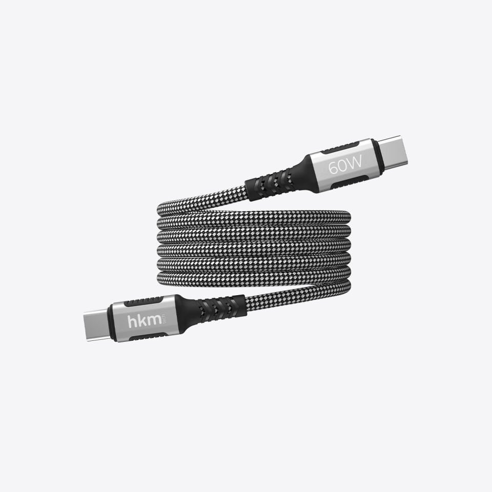 hkm tech DYNAMIC 60W Hızlı Şarj Destekli, Mıknatıslı, Type-C to Type-C Şarj ve Data Aktarım Kablosu