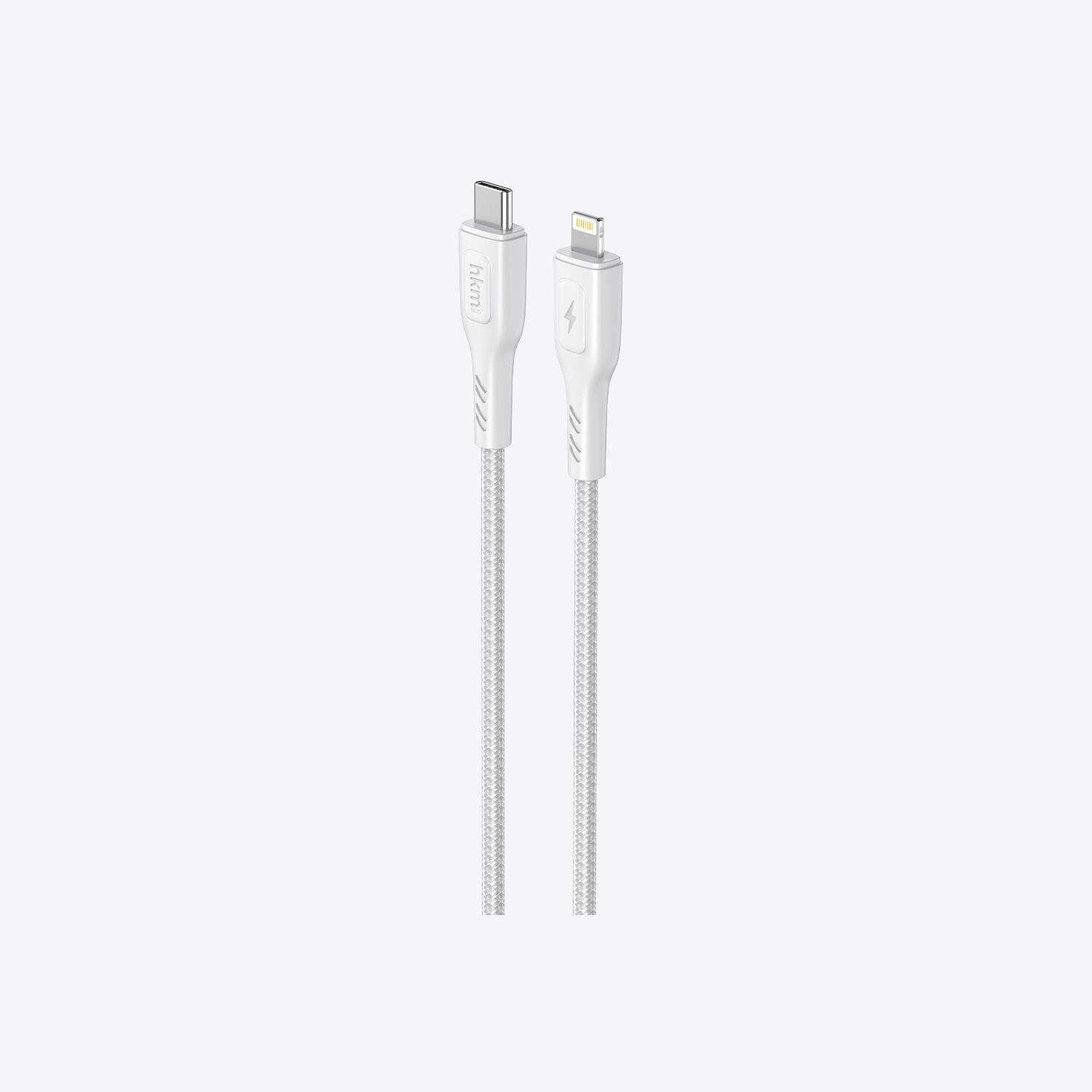 hkm tech KNIT 30W Hızlı Şarj Destekli, Type-C to Lightning Şarj ve Data Aktarım Kablosu