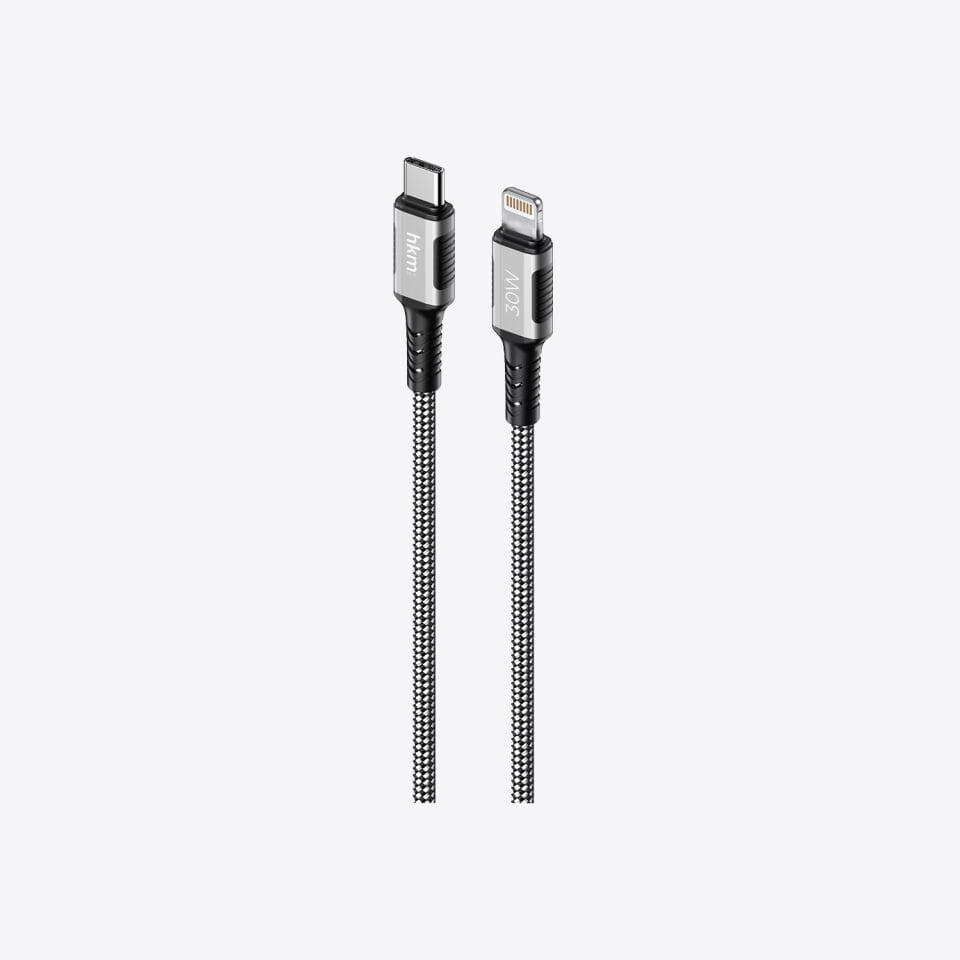 hkm tech DYNAMIC 30W Hızlı Şarj Destekli, Mıknatıslı, Type-C to Lightning Şarj ve Data Aktarım Kablosu