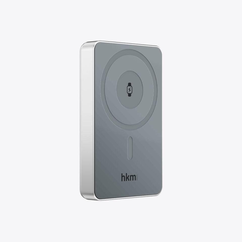 hkm tech MAG PRO 10.000 mAh 20W MagSafe ve Akıllı Saat Uyumlu Kablosuz Powerbank