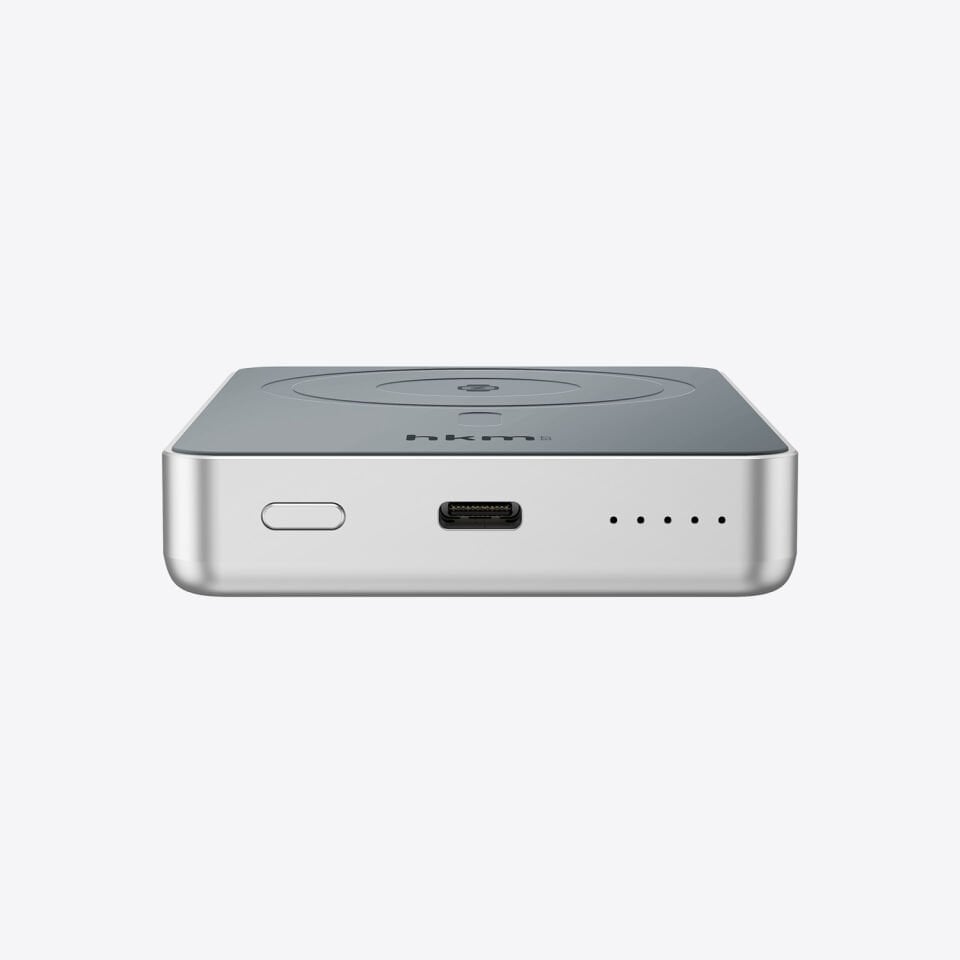 hkm tech MAG PRO 10.000 mAh 20W MagSafe ve Akıllı Saat Uyumlu Kablosuz Powerbank