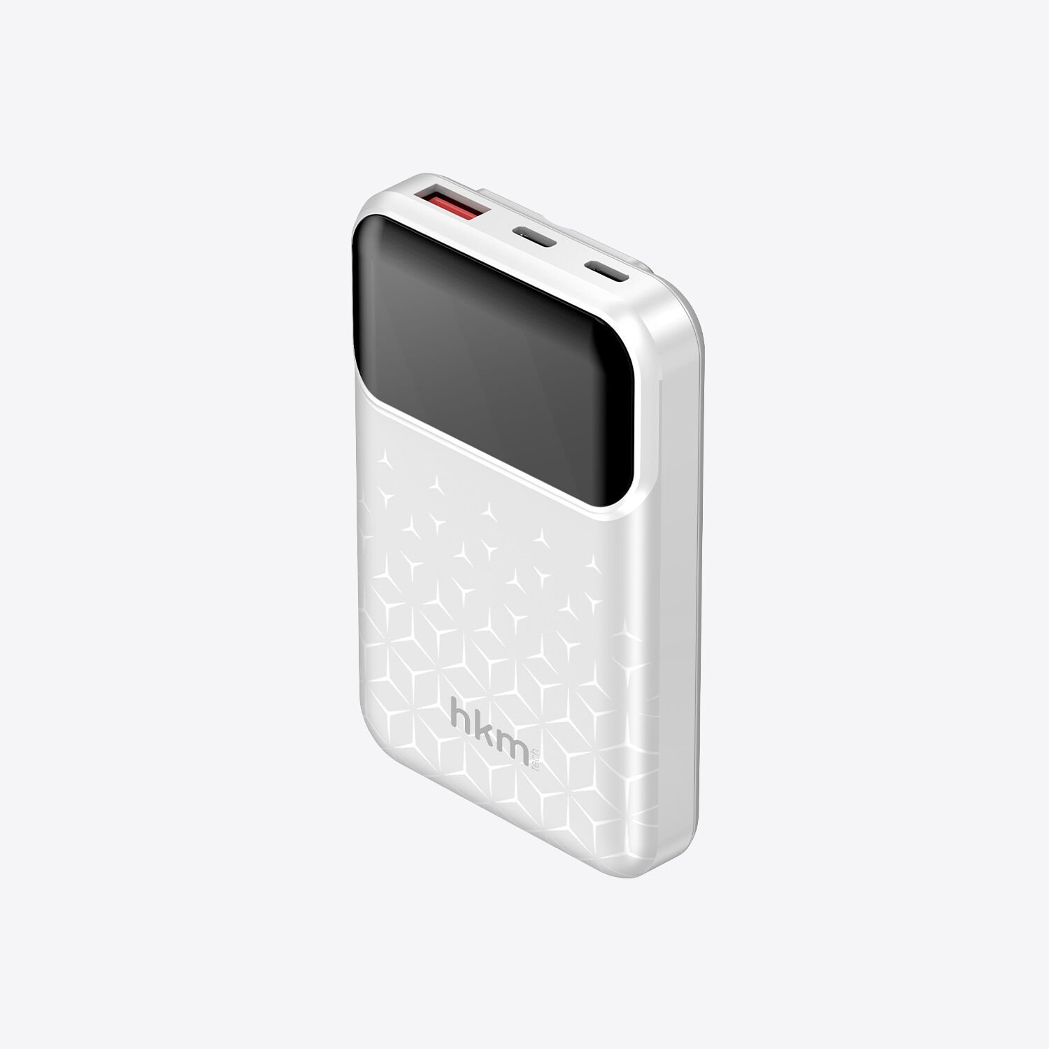 hkm tech POWER NANO 10.000 mAh 20W Hızlı Şarj Destekli, Type-C ve Lightning Kablolu Powerbank