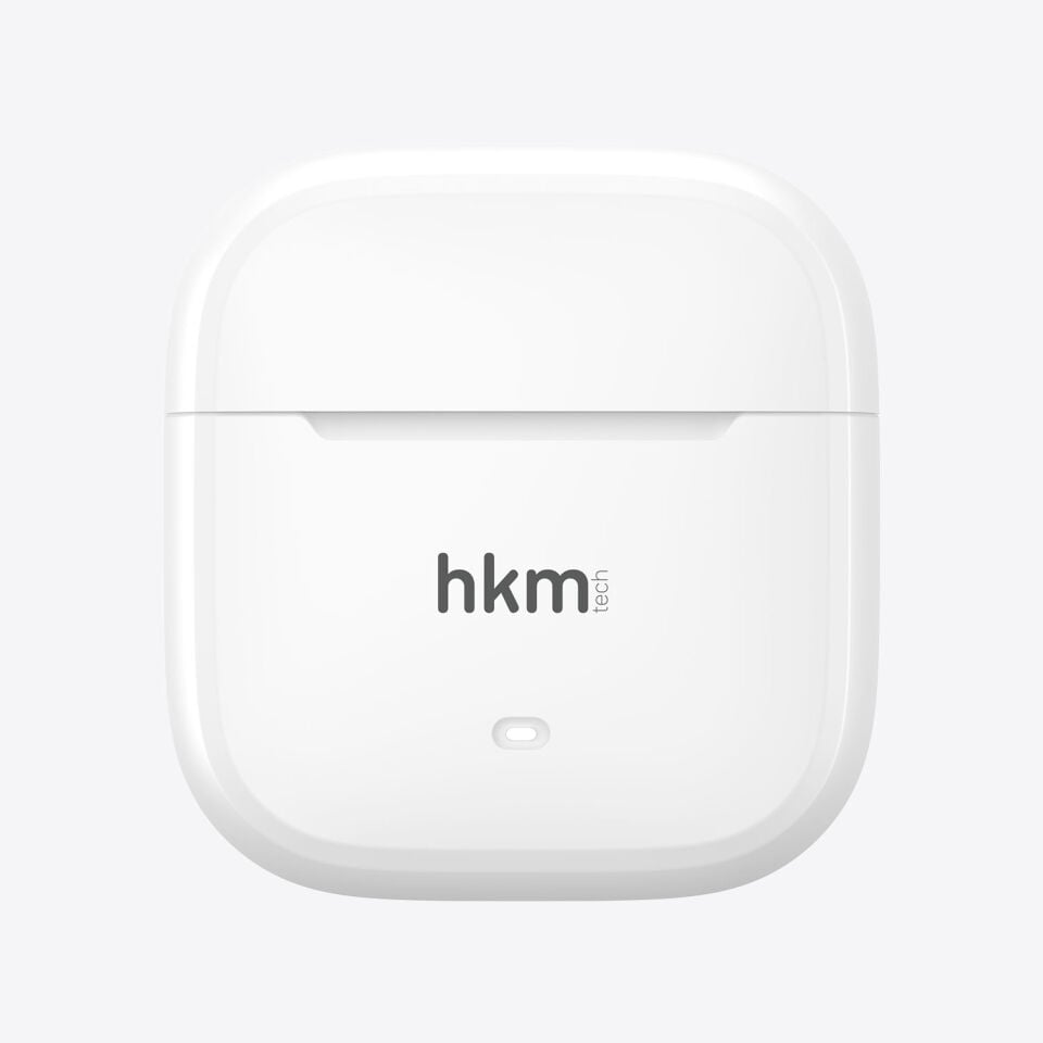 hkm tech OPUS LIFE Bluetooth Kulak İçi TWS Kulaklık, 4 Mikrofonlu ENC, 25 Saat Çalma, Beyaz